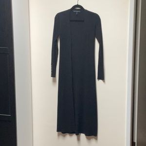 WHBM ribbed sweater duster size small